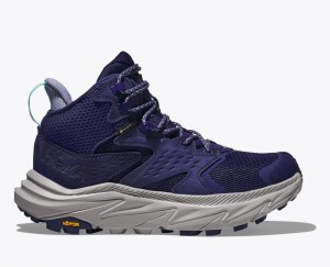 HOKA Anacapa 2 Mid GTX Women's Hiking Boots Dark Blue | DRA174682