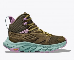 HOKA Anacapa Breeze Mid Women's Hiking Boots Dark Olive | HYR957642