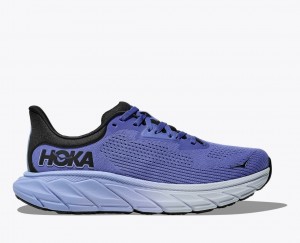 HOKA Arahi 7 Women's Running Shoes Dark Blue | MOU314270