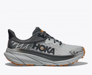 HOKA Challenger 7 Men's Trail Running Shoes Grey / Black | KIM312986