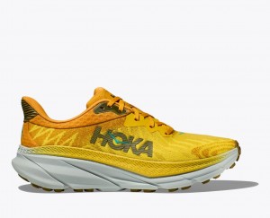 HOKA Challenger 7 Men's Trail Running Shoes Orange / Yellow | YDO124035