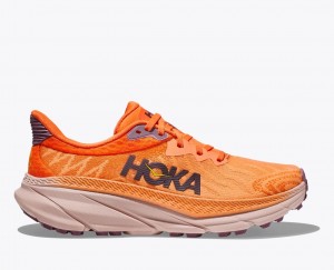 HOKA Challenger 7 Women's Trail Running Shoes Orange | MHX927651