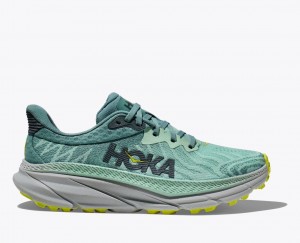 HOKA Challenger 7 Women's Trail Running Shoes Mint | BRZ842769