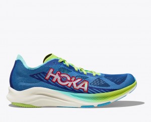 HOKA Cielo Road Women's Running Shoes Blue / Green | FXB607941