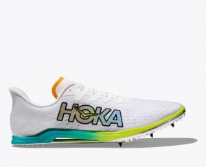 HOKA Cielo X 2 MD Women's Track Spikes White / Grey | REA348957