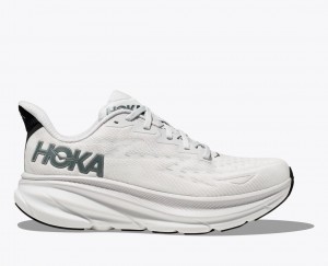 HOKA Clifton 9 Men's Running Shoes Light Grey | WAC754682