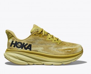 HOKA Clifton 9 Women's Running Shoes Khaki | PHB986072