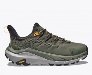 HOKA Kaha 2 Low GTX Men's Hiking Shoes Olive | UGB548613