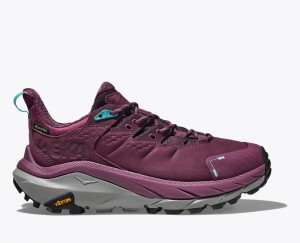 HOKA Kaha 2 Low GTX Women's Hiking Shoes Dark Red | ZXG178394