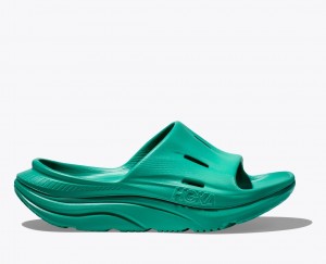 HOKA Ora Recovery 3 Women's Slide Dark Turquoise | SOZ963258