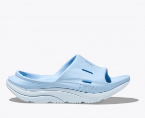 HOKA Ora Recovery 3 Women's Slide Light Blue | LTM875613