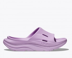 HOKA Ora Recovery 3 Women's Slide Light Purple | LTW156472