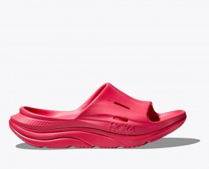 HOKA Ora Recovery 3 Women's Slide Red | CRB854619