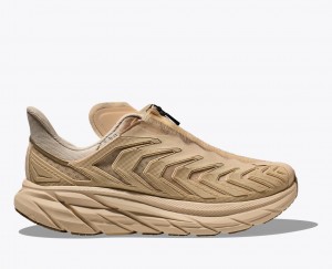 HOKA Project Clifton Women's Sneakers Beige | UQC147250