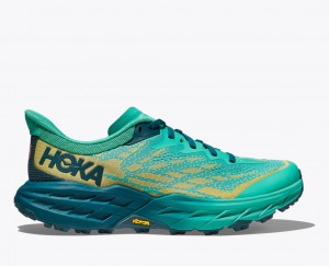 HOKA Speedgoat 5 Women's Trail Running Shoes Deep Turquoise | GLA254937