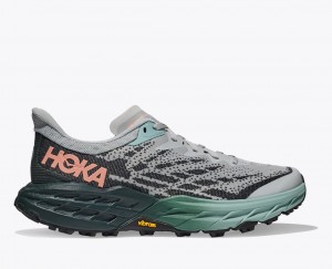 HOKA Speedgoat 5 Women's Trail Running Shoes Grey / Black | HXS205861