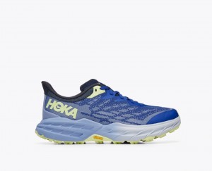 HOKA Speedgoat 5 Women's Trail Running Shoes Blue / Light Blue | ITP917583