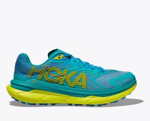 HOKA Tecton X 2 Men's Trail Running Shoes Dark Turquoise / Green | EQG718395