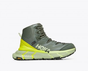 HOKA TenNine Hike GTX Men's Hiking Boots Green | NUS720569