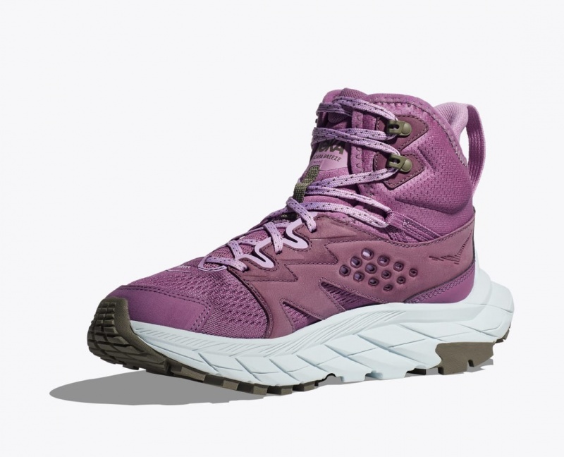 HOKA Anacapa Breeze Mid Women's Hiking Boots Pink | IPS410678