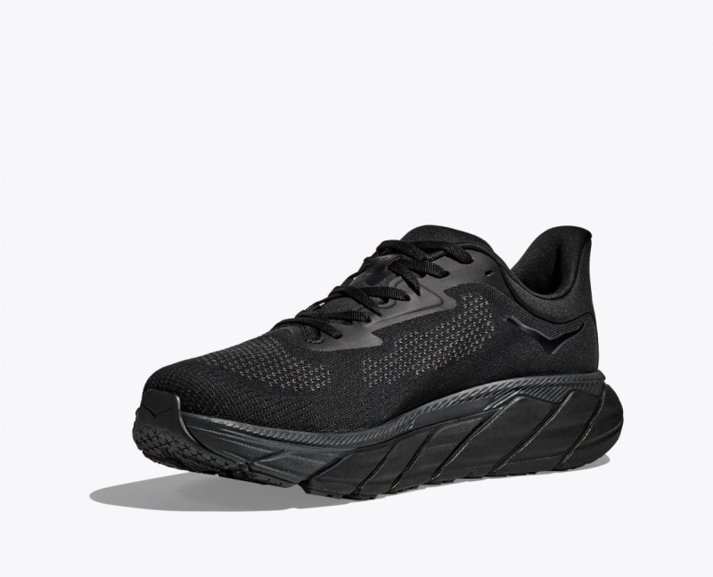 HOKA Arahi 7 Men's Running Shoes Black | WVB280534