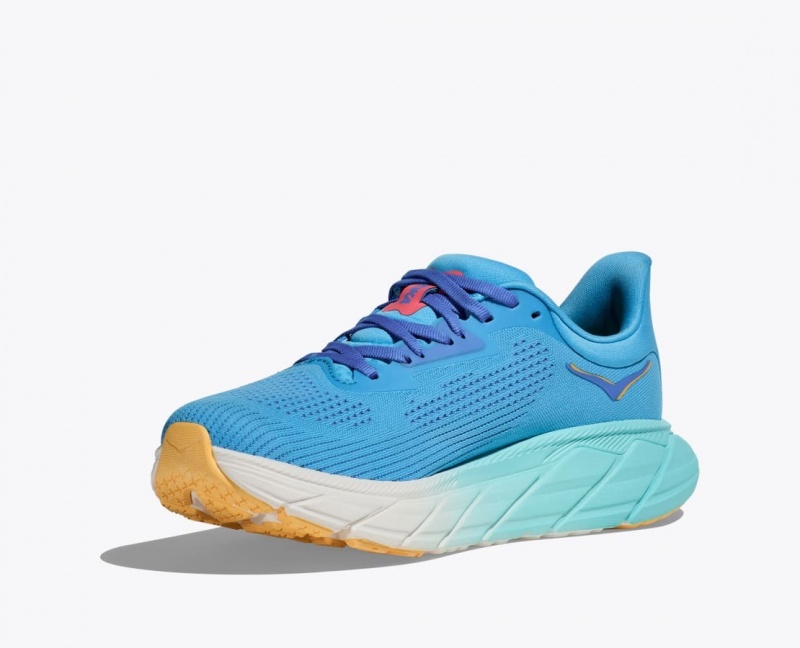 HOKA Arahi 7 Women's Running Shoes Blue | CHQ870451