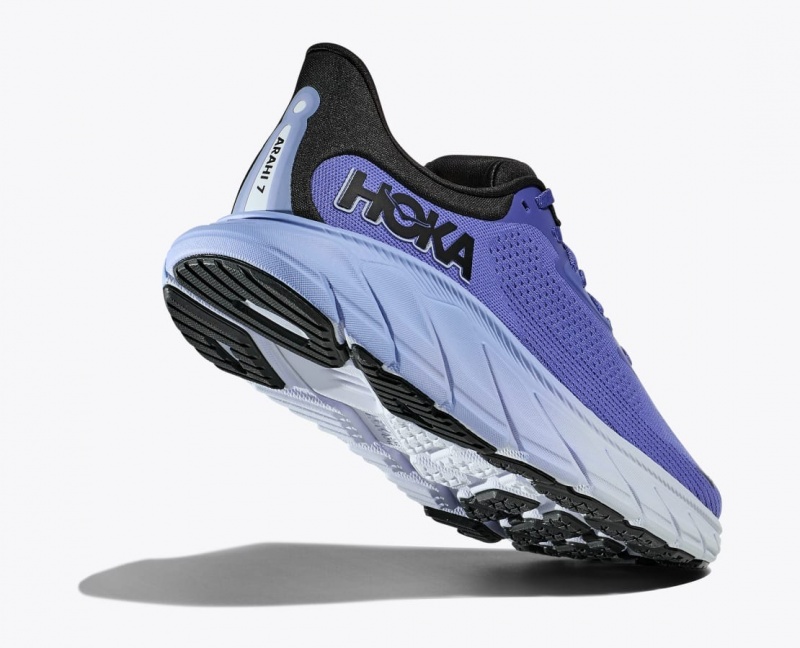 HOKA Arahi 7 Women's Running Shoes Dark Blue | MOU314270