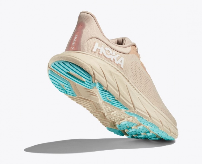 HOKA Arahi 7 Women's Running Shoes Khaki | DAE679084