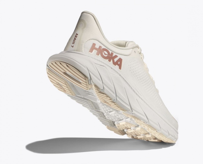 HOKA Arahi 7 Women's Running Shoes White | KPR728396