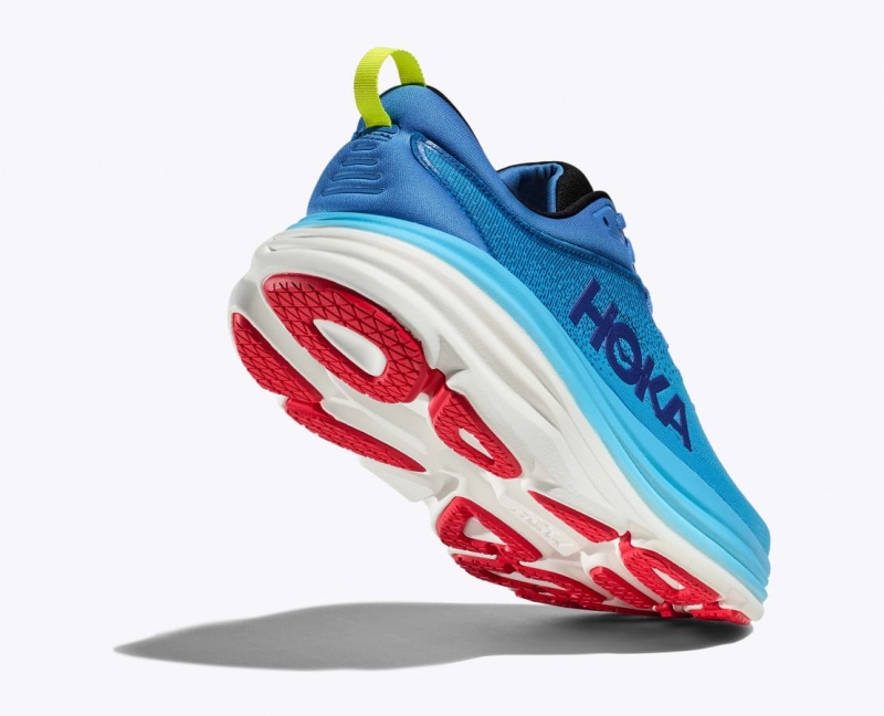 HOKA Bondi 8 Men's Running Shoes Blue | WYC086193