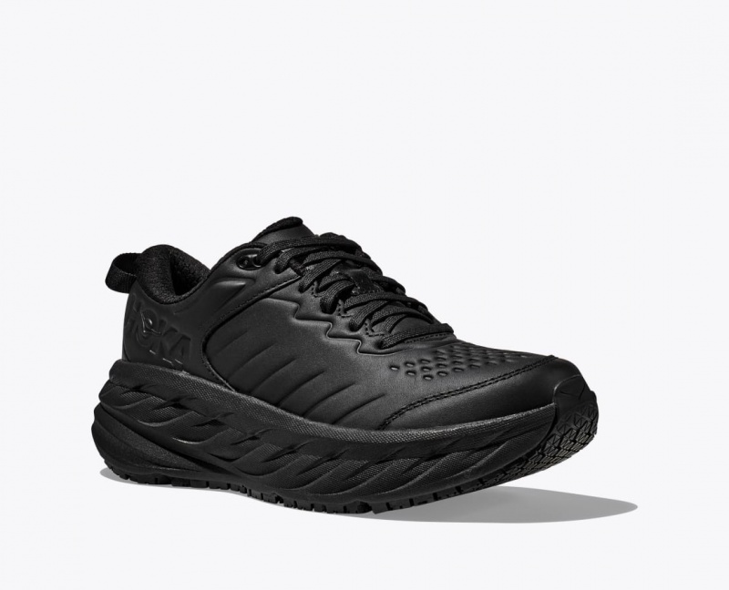 HOKA Bondi SR Men's Running Shoes Black | DQS186245