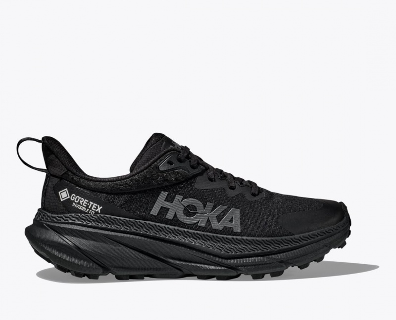 HOKA Challenger 7 GTX Women\'s Trail Running Shoes Black | XJH038165