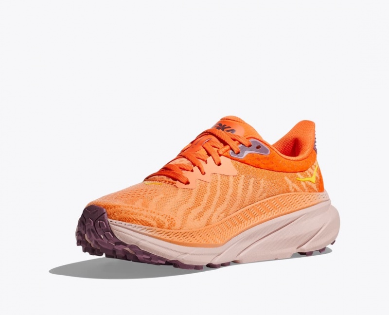 HOKA Challenger 7 Women's Trail Running Shoes Orange | MHX927651