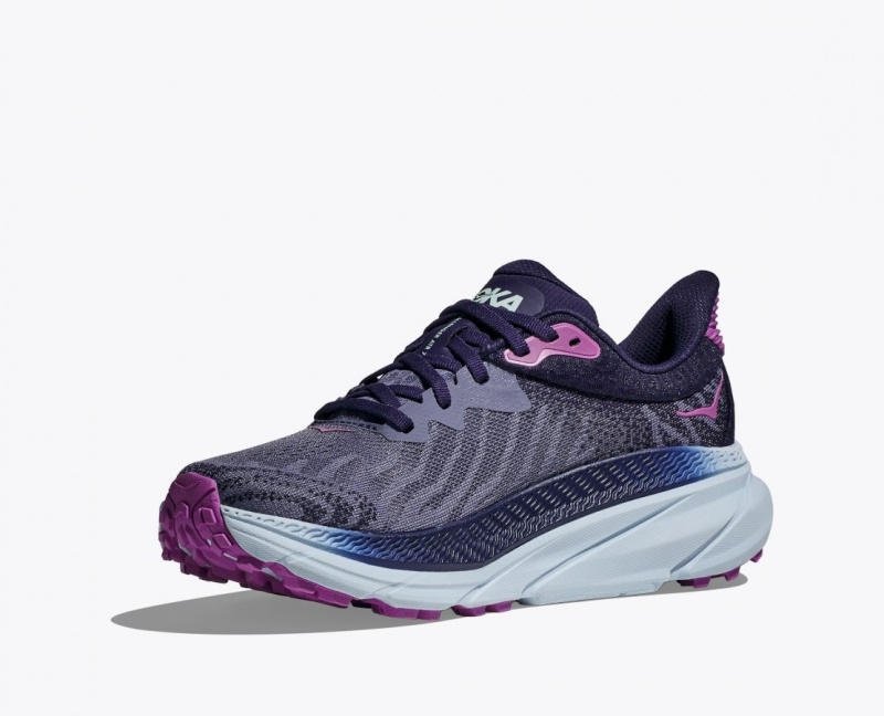 HOKA Challenger 7 Women's Trail Running Shoes Purple | SRZ632154