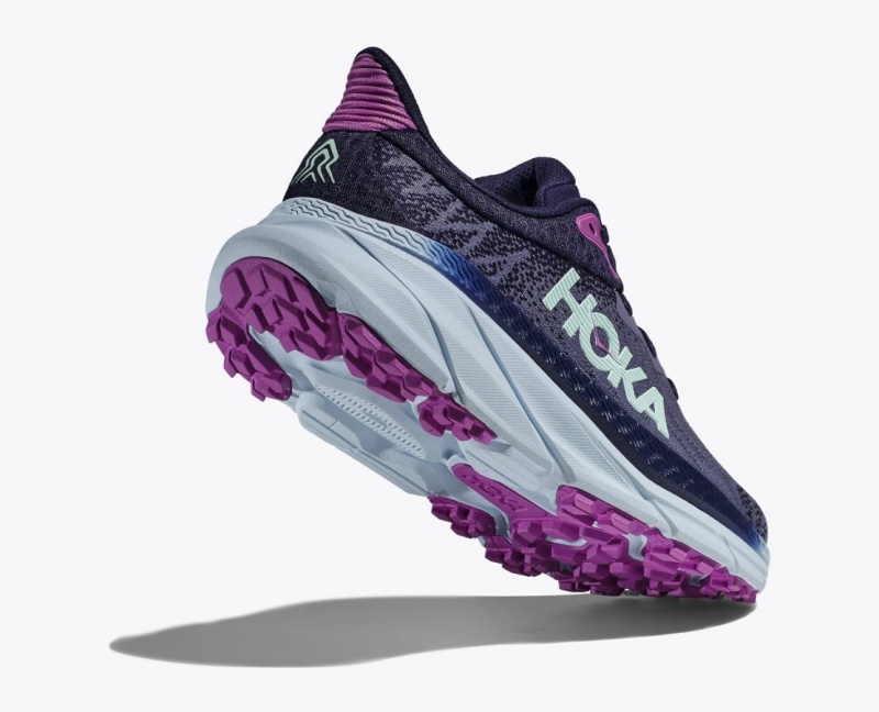 HOKA Challenger 7 Women's Trail Running Shoes Purple | SRZ632154