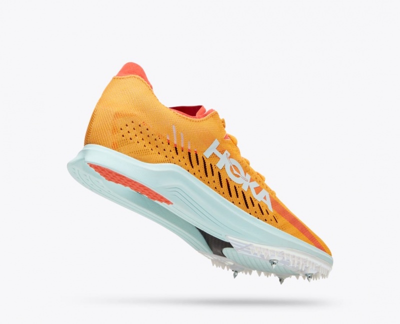 HOKA Cielo X LD Men's Track Spikes Orange | BJV495783