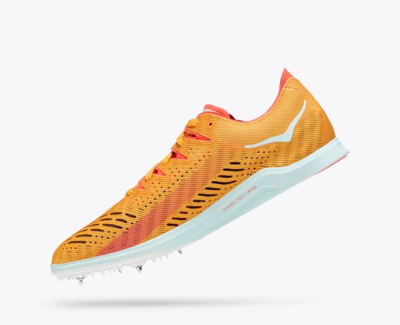 HOKA Cielo X LD Men's Track Spikes Orange | BJV495783