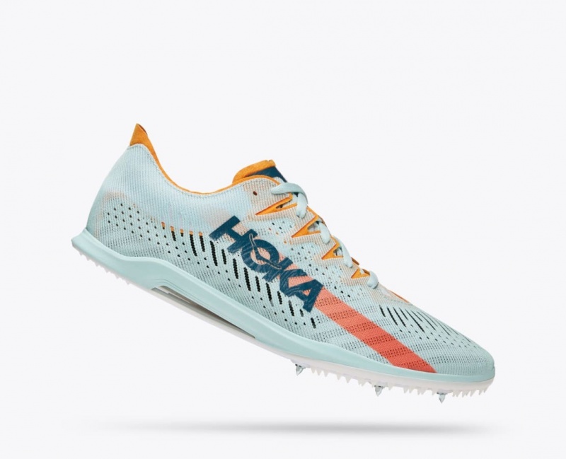 HOKA Cielo X MD Men's Track Spikes Light Turquoise | GAP506238