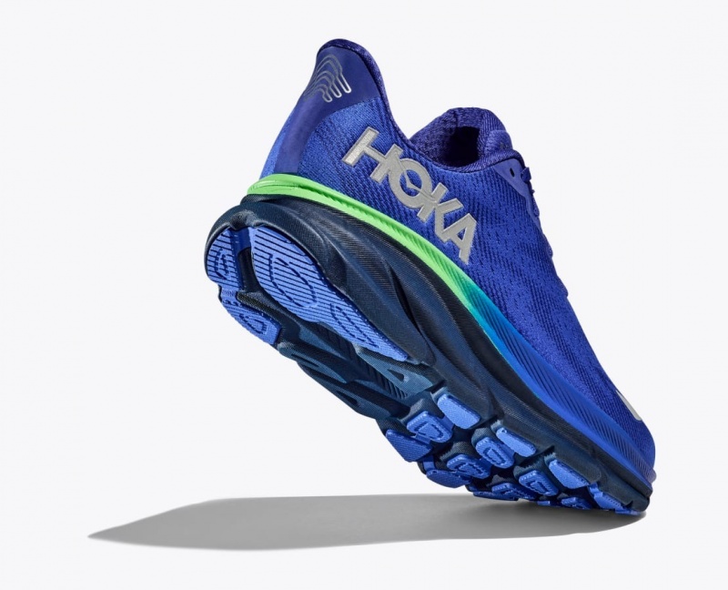 HOKA Clifton 9 GTX Men's Running Shoes Blue | RCS952631