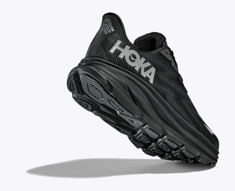 HOKA Clifton 9 GTX Men's Running Shoes Black | CIH765310