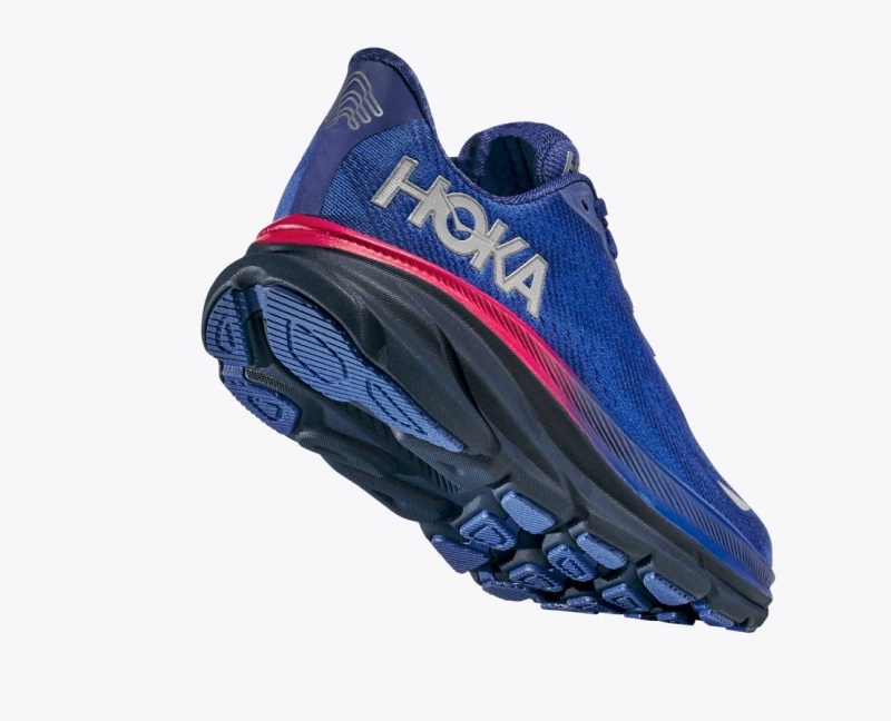 HOKA Clifton 9 GTX Women's Running Shoes Blue | TIU487320