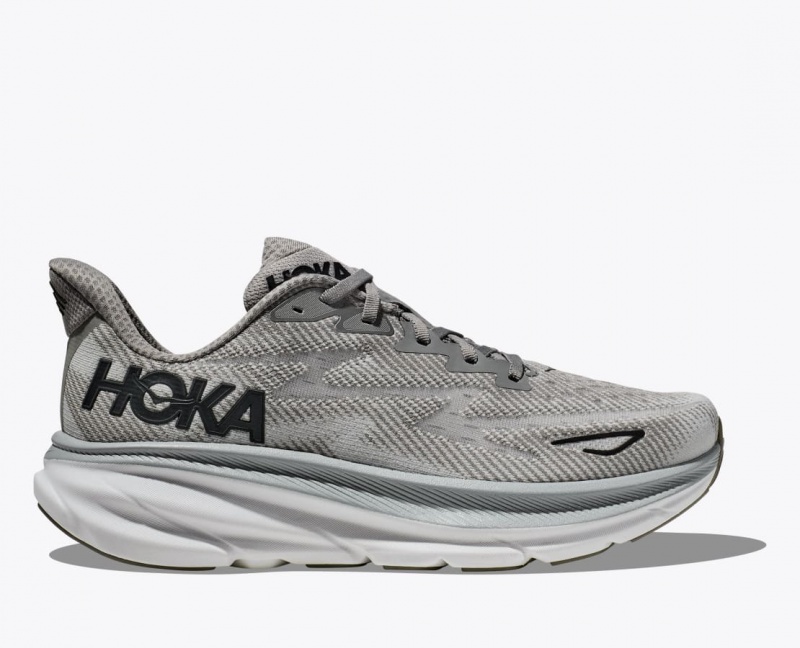 HOKA Clifton 9 Men\'s Running Shoes Grey | ZMW085712