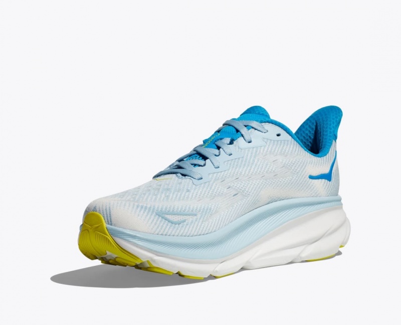 HOKA Clifton 9 Men's Running Shoes Light Blue | HFO849570