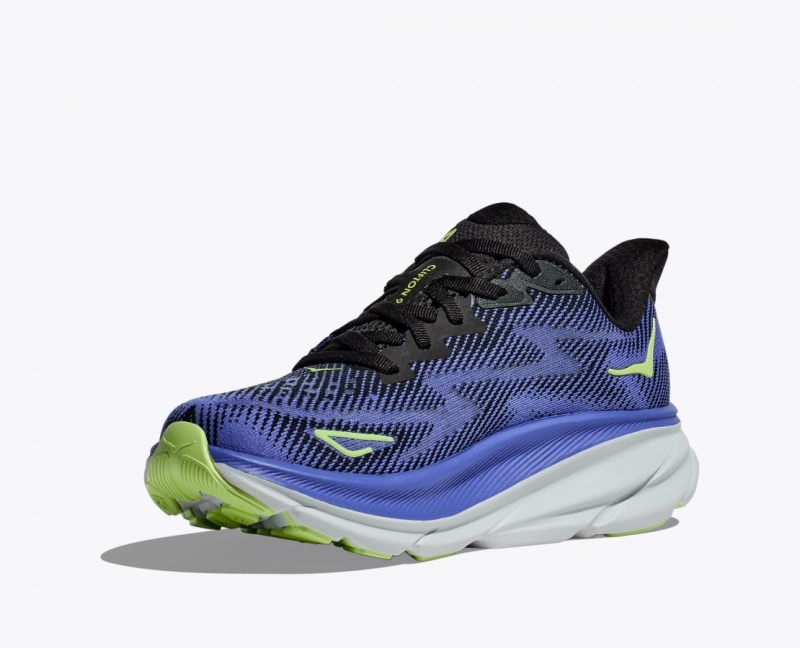 HOKA Clifton 9 Women's Running Shoes Dark Blue | ABD740253