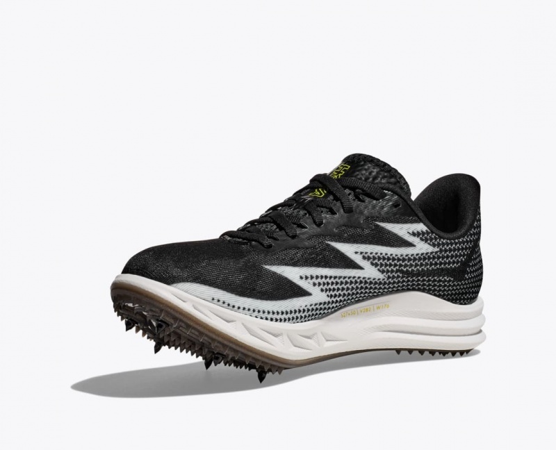 HOKA Crescendo MD Men's Track Spikes Black / White | GRP103685