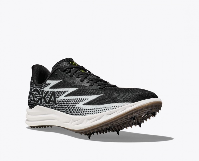 HOKA Crescendo MD Men's Track Spikes Black / White | GRP103685