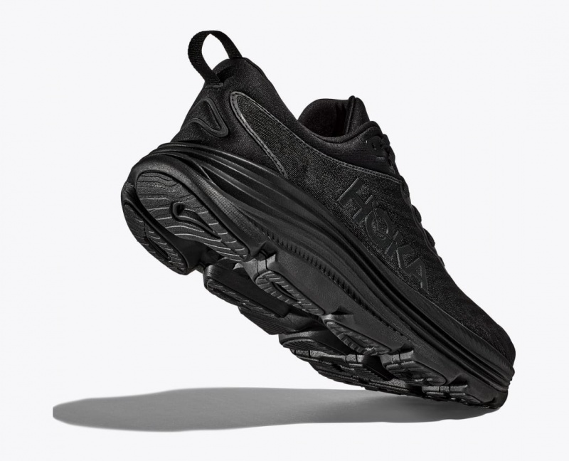 HOKA Gaviota 5 Men's Running Shoes Black | CBR127890