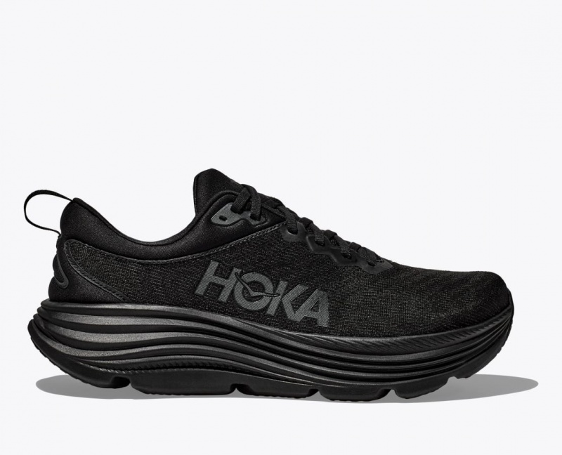 HOKA Gaviota 5 Men\'s Running Shoes Black | CBR127890