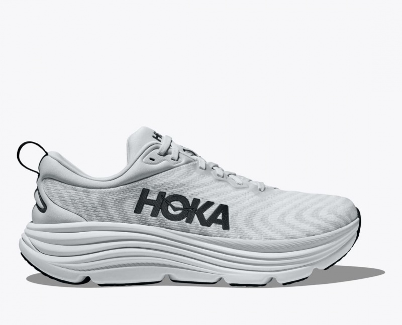 HOKA Gaviota 5 Men\'s Running Shoes Light Grey | IXZ620531