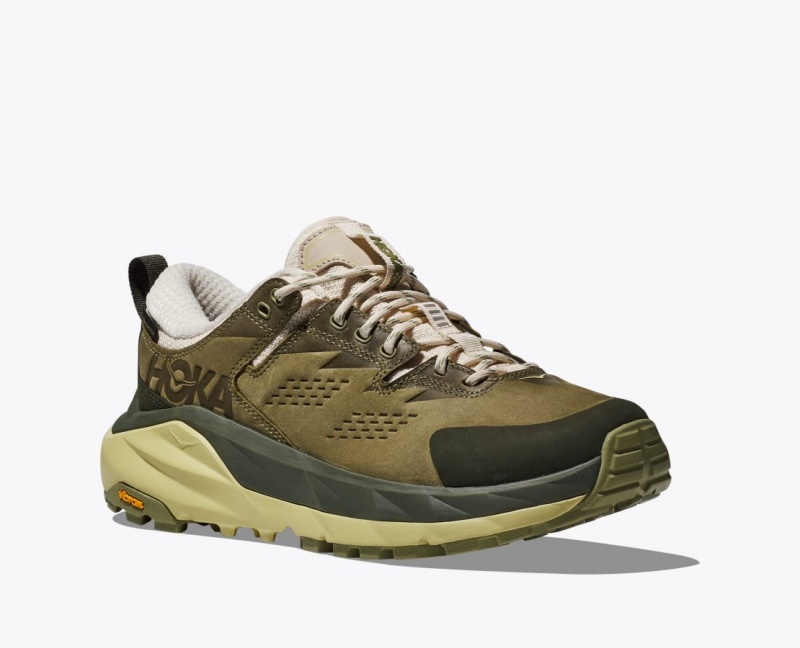 HOKA Kaha Low GTX Women's Hiking Shoes Olive / Black | IZK085637